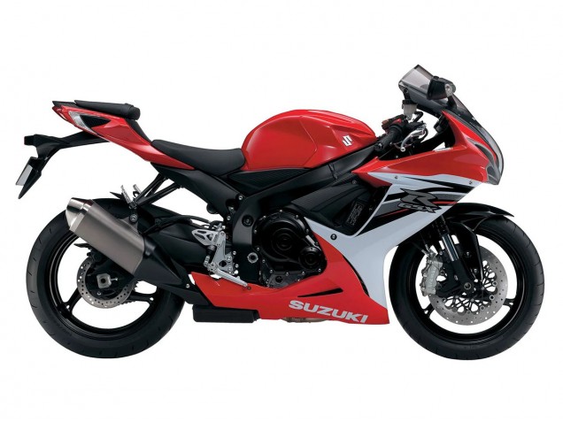 Carenados Moto Suzuki GSXR 600/750 2011-2024 - Rojo Blanco Negro