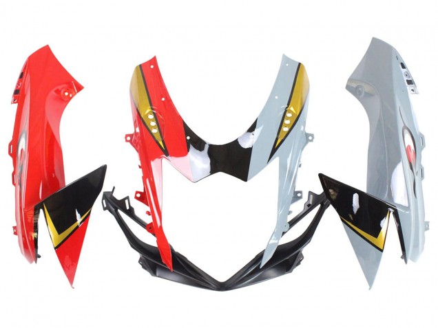 Carenados Moto Suzuki GSXR 600/750 2011-2024 - Rojo Oro Gris Negro Blanco Tiburón