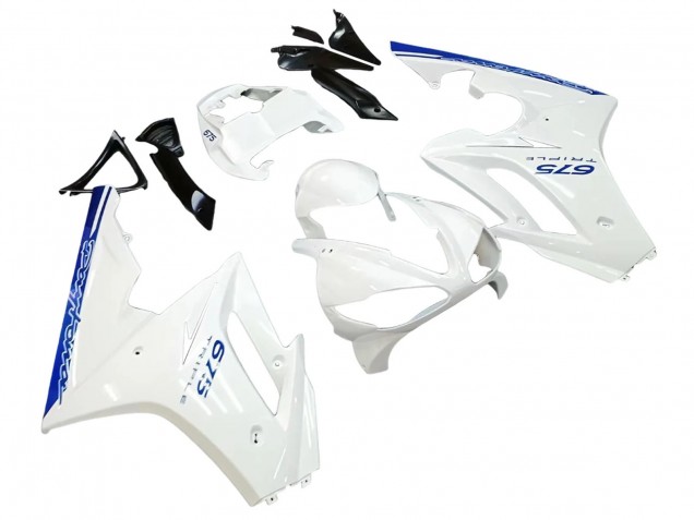 Carenados Moto Triumph Daytona 675 2006-2008 - Blanco Azul