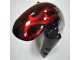 Plástico Yamaha R6 03-05 - Negro Rojo Llama