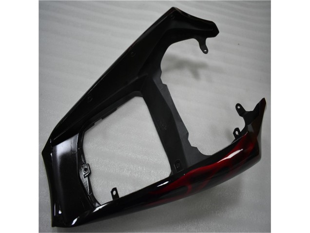 Plástico Yamaha R6 03-05 - Negro Rojo Llama